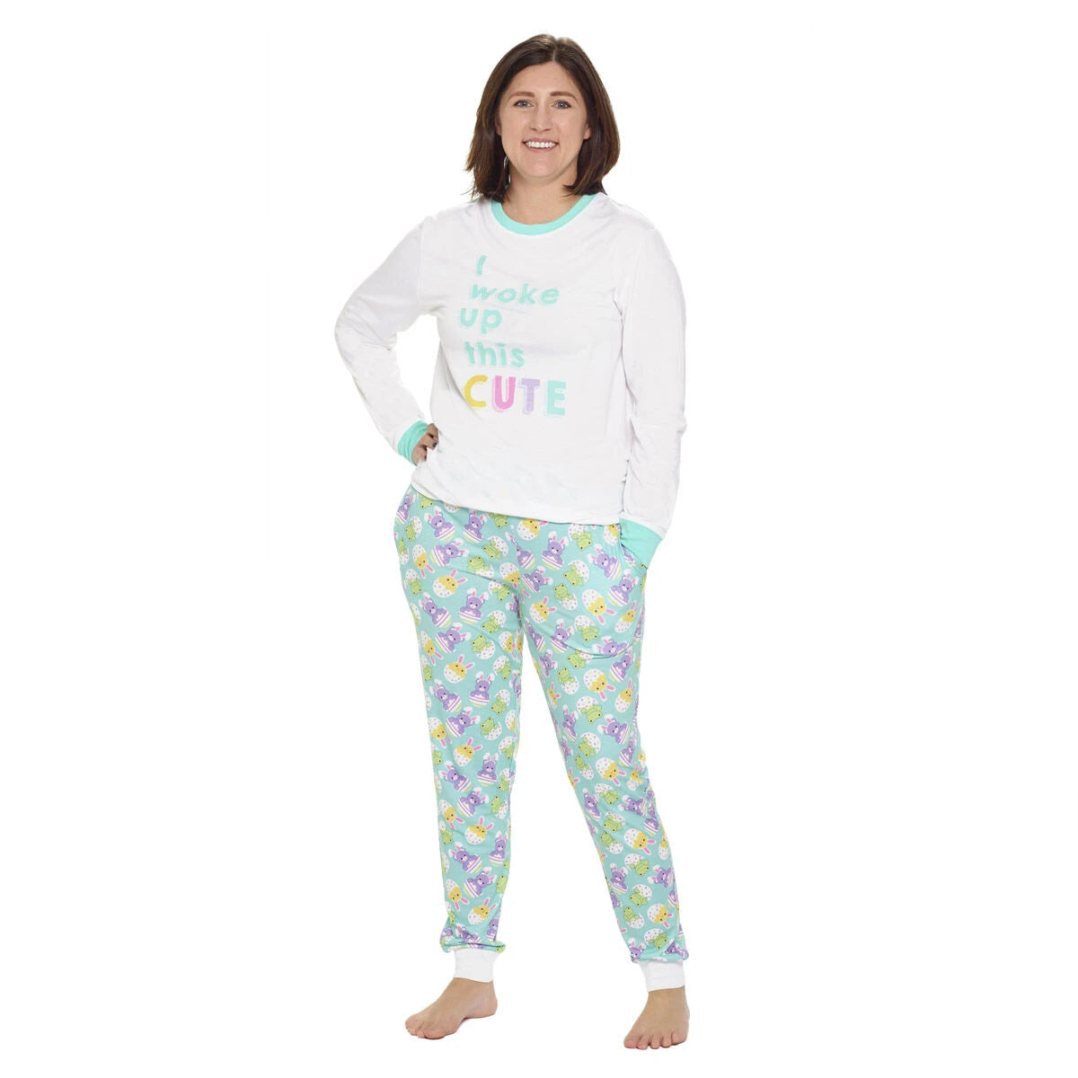 Build-A-Bear Pajama Shop™ "I Woke Up This Cute" PJ Top - Adult - US 4092