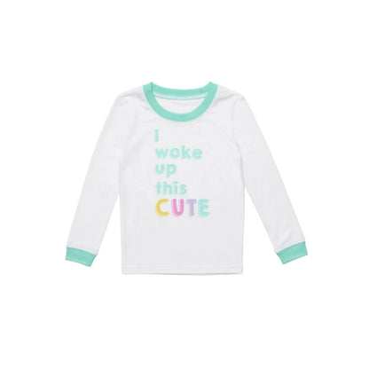 Build-A-Bear Pajama Shop™ "I Woke Up This Cute" PJ Top - Toddler and Youth - US 8180