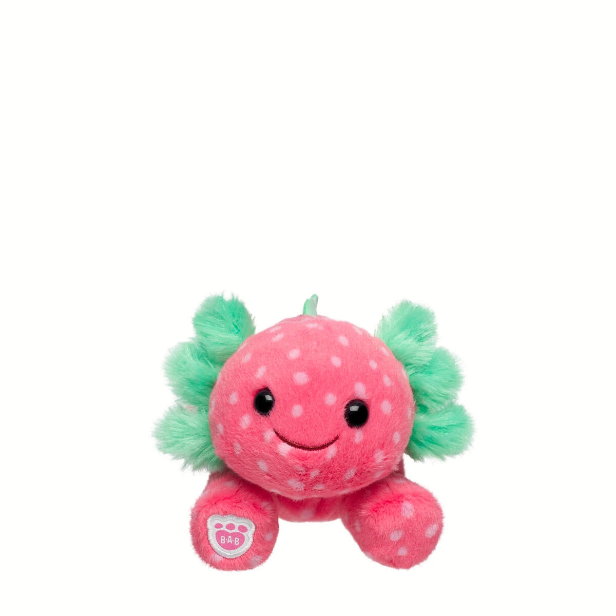 Build-A-Bear Mini Beans Strawberry Axolotl Stuffed | BAB - US 5443