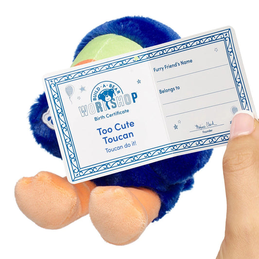 Build-A-Bear Mini Beans Too Cute Toucan Stuffed | BAB - US 7565