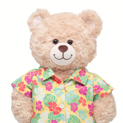 Tropical Flower Print Shirt | Build-A-Bear - US 4299