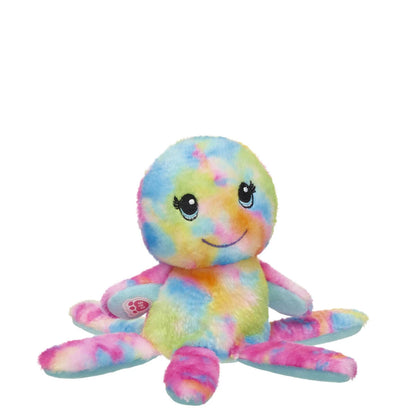 Mini Beans Rainbow Octopus Stuffed Animal - US 5974