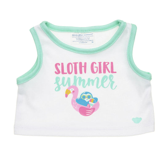 Sloth Girl Summer Tank for Plush Toys | Build-A-Bear® - US 3324