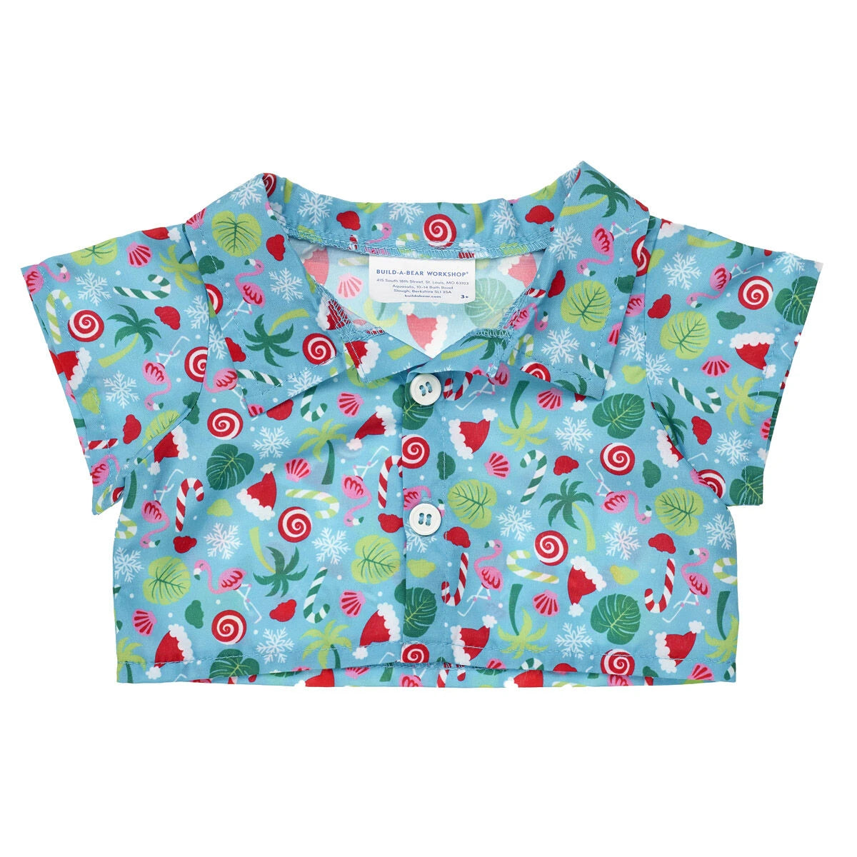 Tropical Christmas Shirt for Stuffed Animals | Build-A-Bear® - US 4864