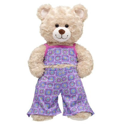 Plush Purple Crochet Jumpsuit Set for Stuffed Animals | Build-A-Bear® - US 7962