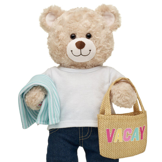 Vacay Tote and Towel Set for Plush Toys | Build-A-Bear® - US 3423