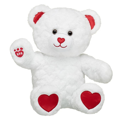 Online Exclusive Embossed Hearts Teddy Bear | Build-A-Bear® - US 3103