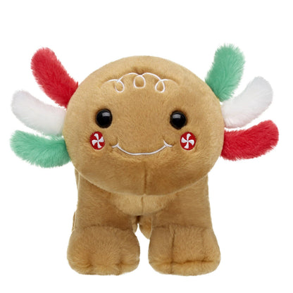 Gingerbread Axolotl Stuffed Animal - US 5199