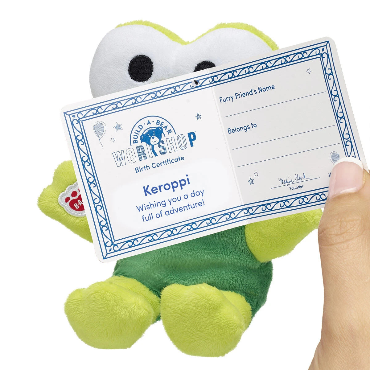 Mini Beans® Hello Kitty® and Friends Keroppi™ Plush | Build-A-Bear - US 3256