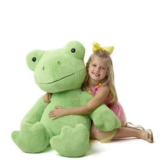 Giant Spring Green Frog Stuffed Animal | Build-A-Bear® - US 5262