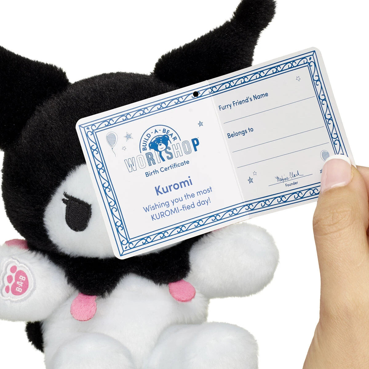 Hello Kitty® and Friends Mini Kuromi™ Plush | Build-A-Bear® - US 1423
