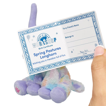 Build-A-Bear Mini Beans Spring Pastures Longhorn | BAB - US 9204