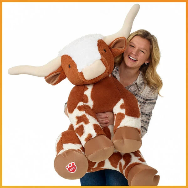 Giant Longhorn Cow Stuffed Animal | Build-A-Bear® - US 9523