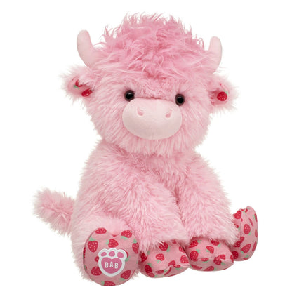Strawberry Highland Cow Stuffed Animal | Build-A-Bear® - US 5927