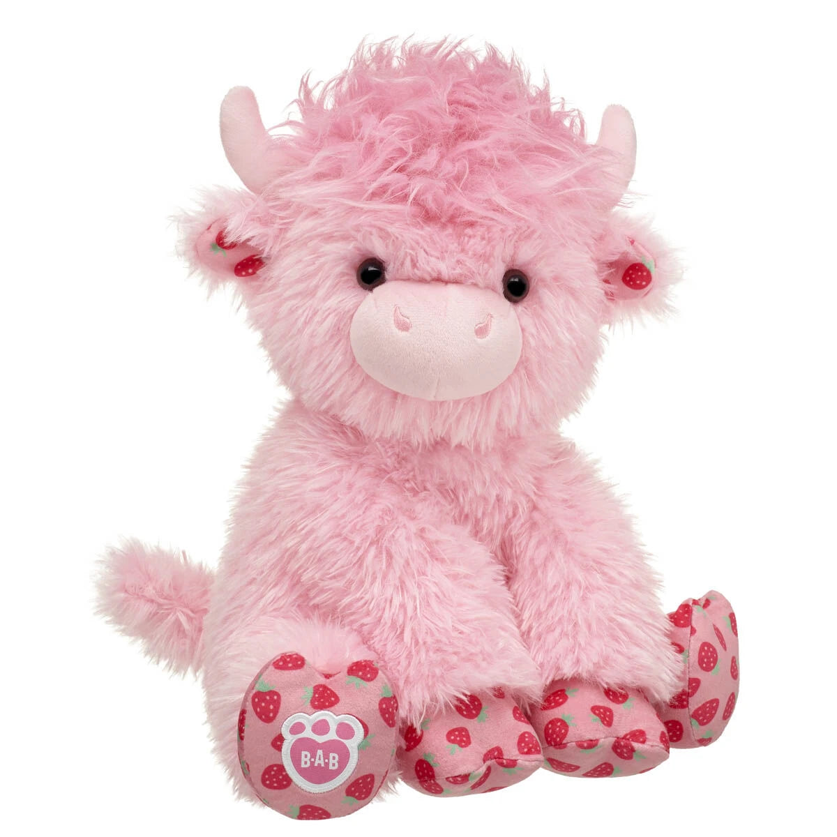 Strawberry Highland Cow Stuffed Animal | Build-A-Bear® - US 6706
