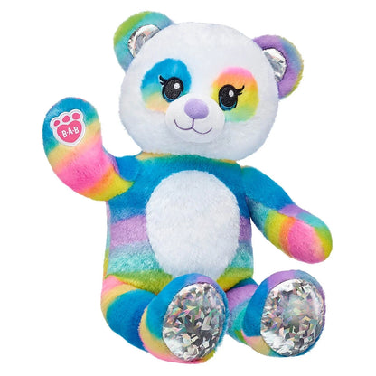 Rainbow Panda Plush Toy | Shop Rainbow Friends at Build-A-Bear® - US 4245