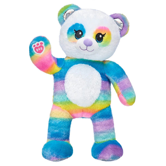 Rainbow Panda Plush Toy | Shop Rainbow Friends at Build-A-Bear® - US 2787