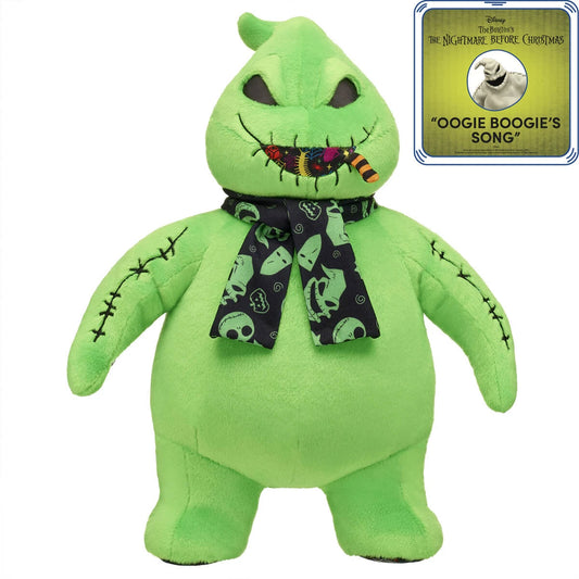 Disney Tim Burton's The Nightmare Before Christmas Neon Oogie Boogie Plush Gift Set with Sound | Build-A-Bear® - US 4823