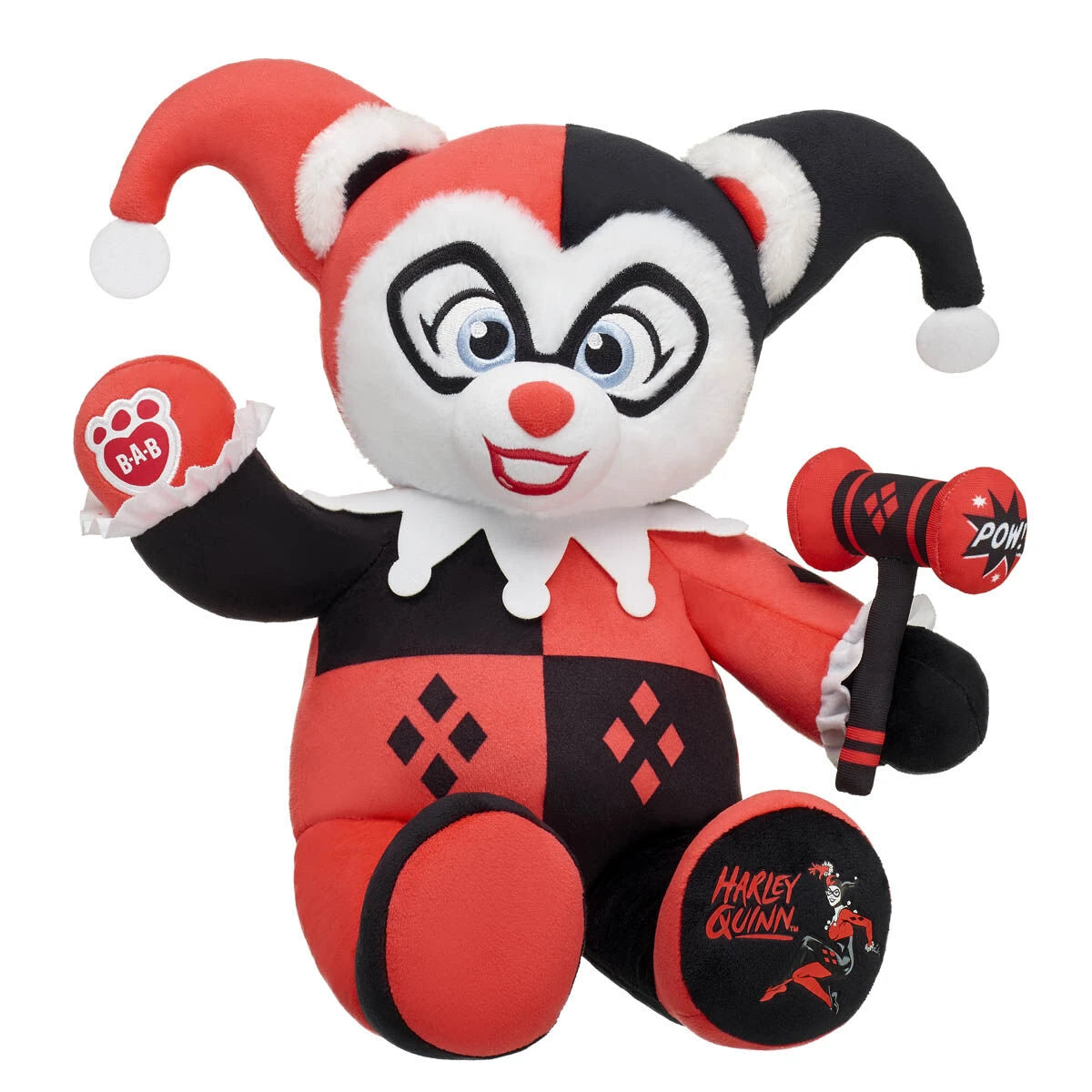 Online Exclusive Classic Harley Quinn™ Teddy Bear | Build-A-Bear® - US 3199