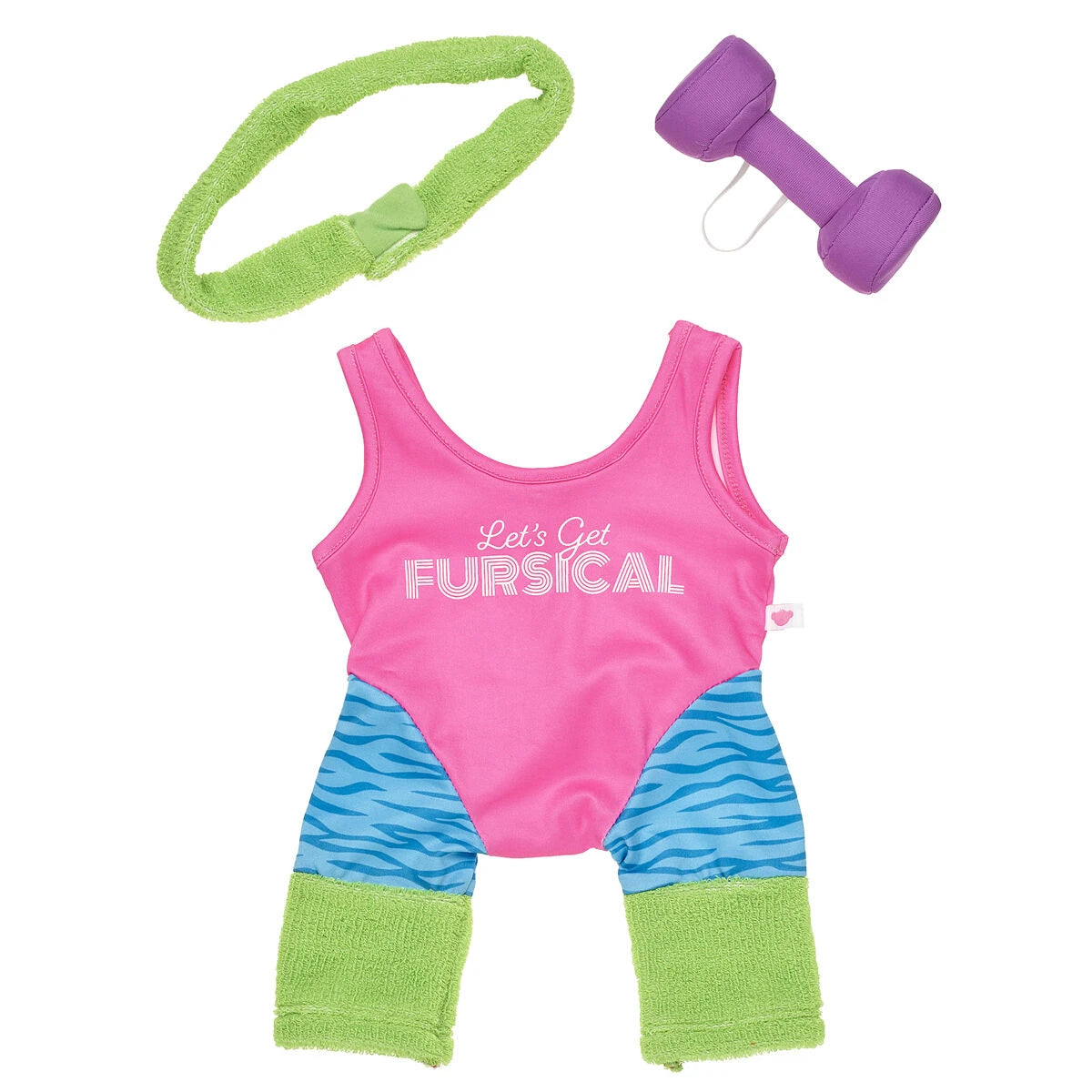 Happy Hugs Teddy Bear '80s Exercise Gift Set | Build-A-Bear® - US 8935