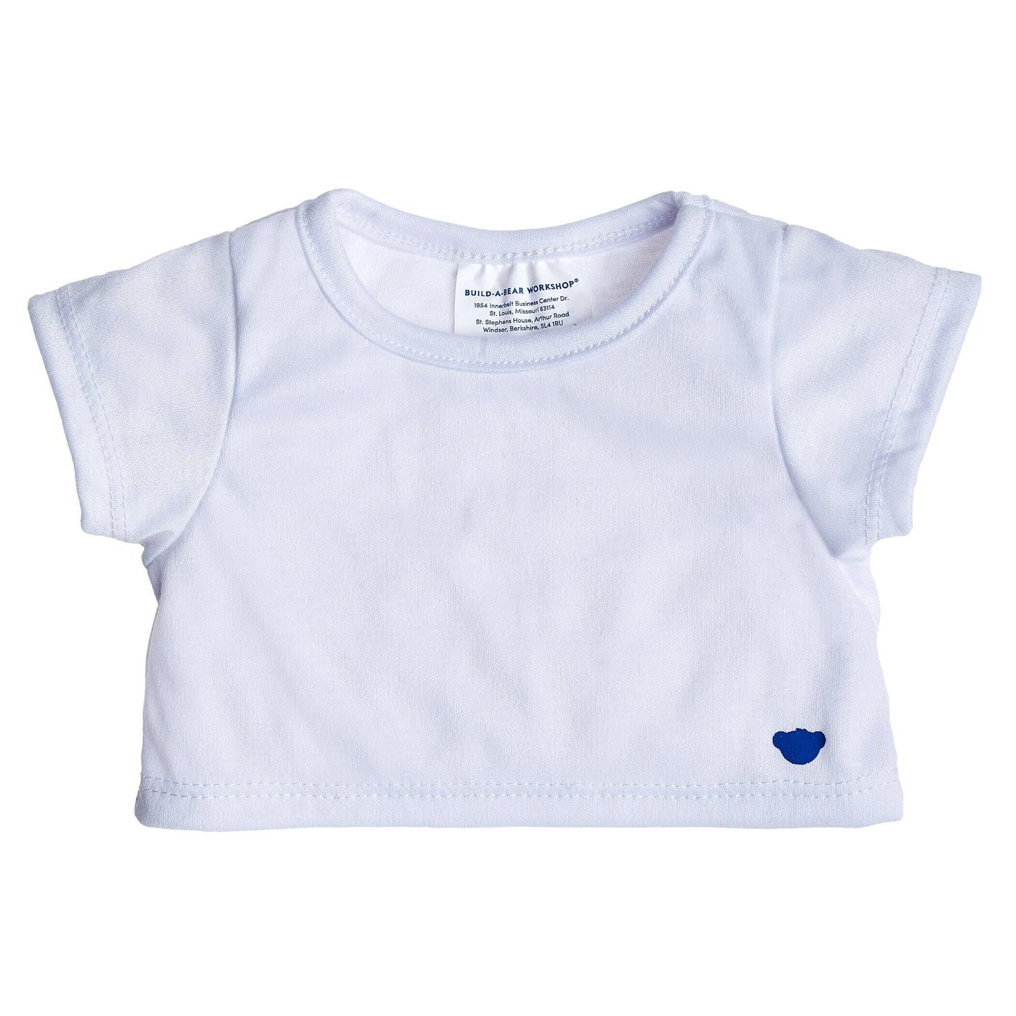 White T-Shirt for Stuffed Animals | Build-A-Bear® - US 2359