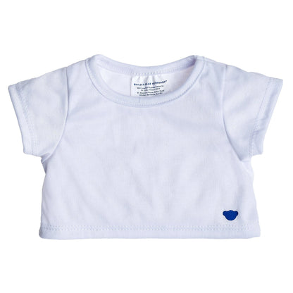 White T-Shirt for Stuffed Animals | Build-A-Bear® - US 2359