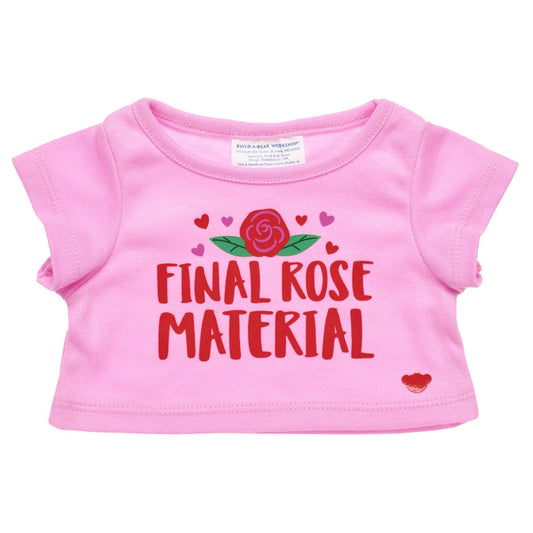 Final Rose Material T-Shirt for Plush Toys | Build-A-Bear® - US 8699