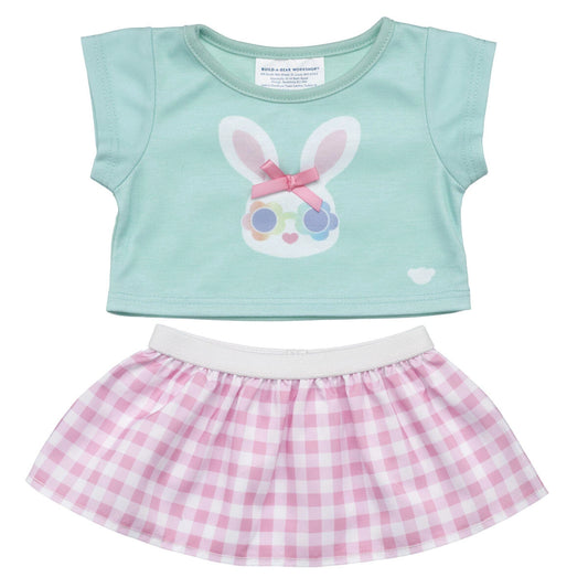 Gingham Bunny Easter Outfit 2 pc. | Build-A-Bear - US 4199
