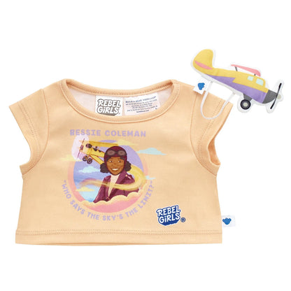 Rebel Girls Bessie Coleman T-Shirt | Shop at Build-A-Bear® - US 6506