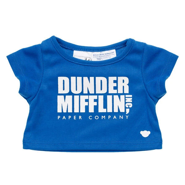 The Office Dunder Mifflin T-Shirt for Stuffed Animals | Build-A-Bear® - US 5061