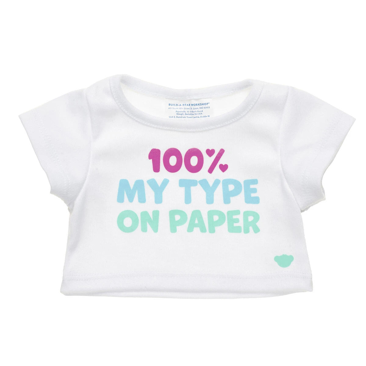 100% My Type T-Shirt for Plush Toys | Build-A-Bear® - US 6110