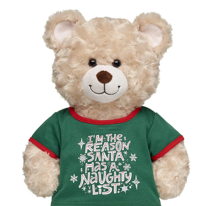 "Glisten and the Merry Mission" Naughty List T-Shirt | Build-A-Bear® - US 5283