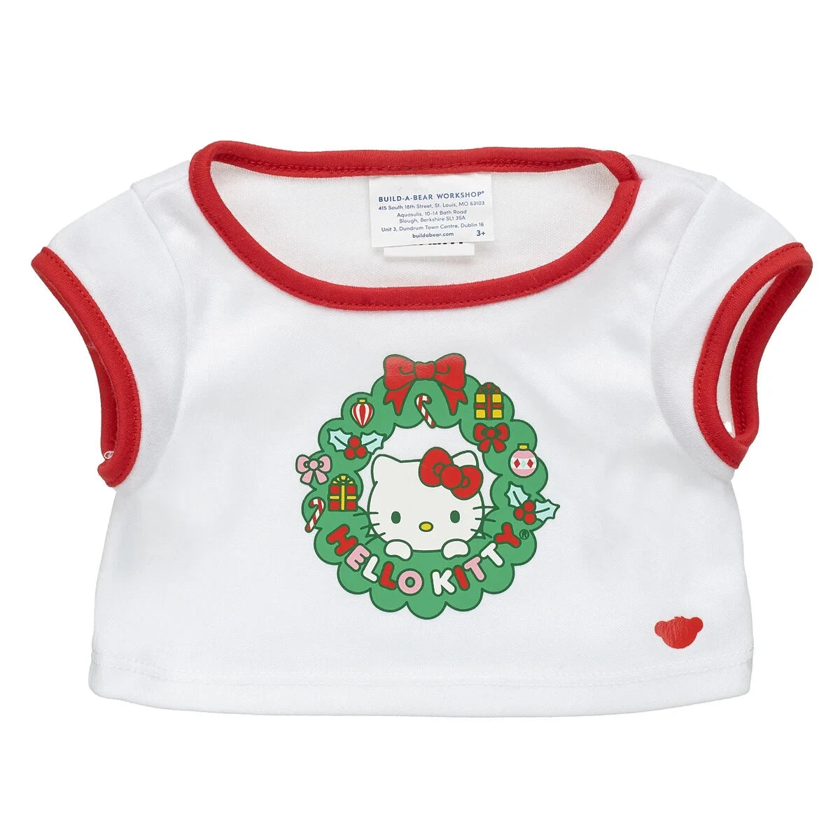 Hello Kitty® Holiday T-Shirt for Stuffed Animals | Build-A-Bear® - US 3119