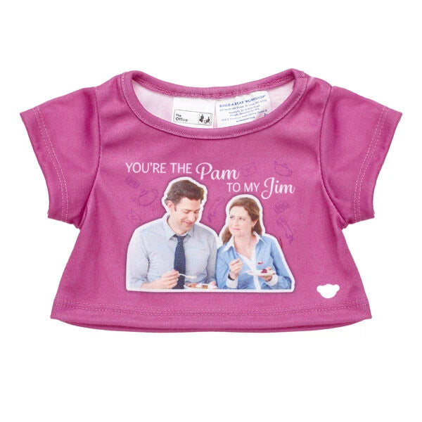 Pam and Jim The Office T-Shirt for Stuffed Animals | Build-A-Bear® - US 6306