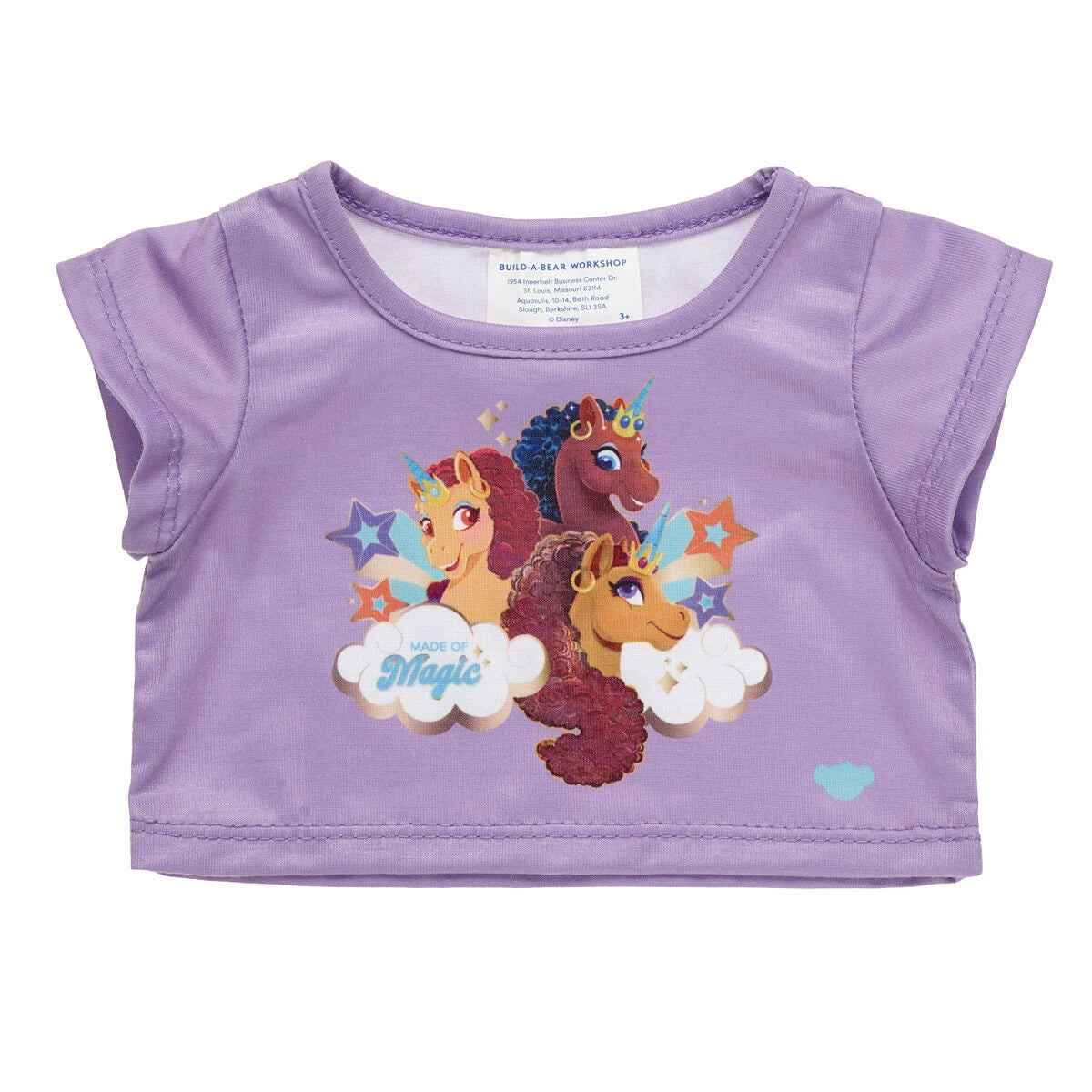 Afro Unicorn® Plush "Made of Magic" T-Shirt | Build-A-Bear® - US 5736