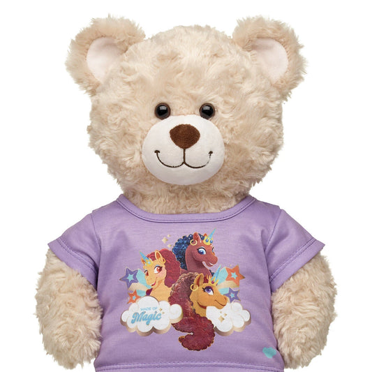 Afro Unicorn® Plush "Made of Magic" T-Shirt | Build-A-Bear® - US 4870