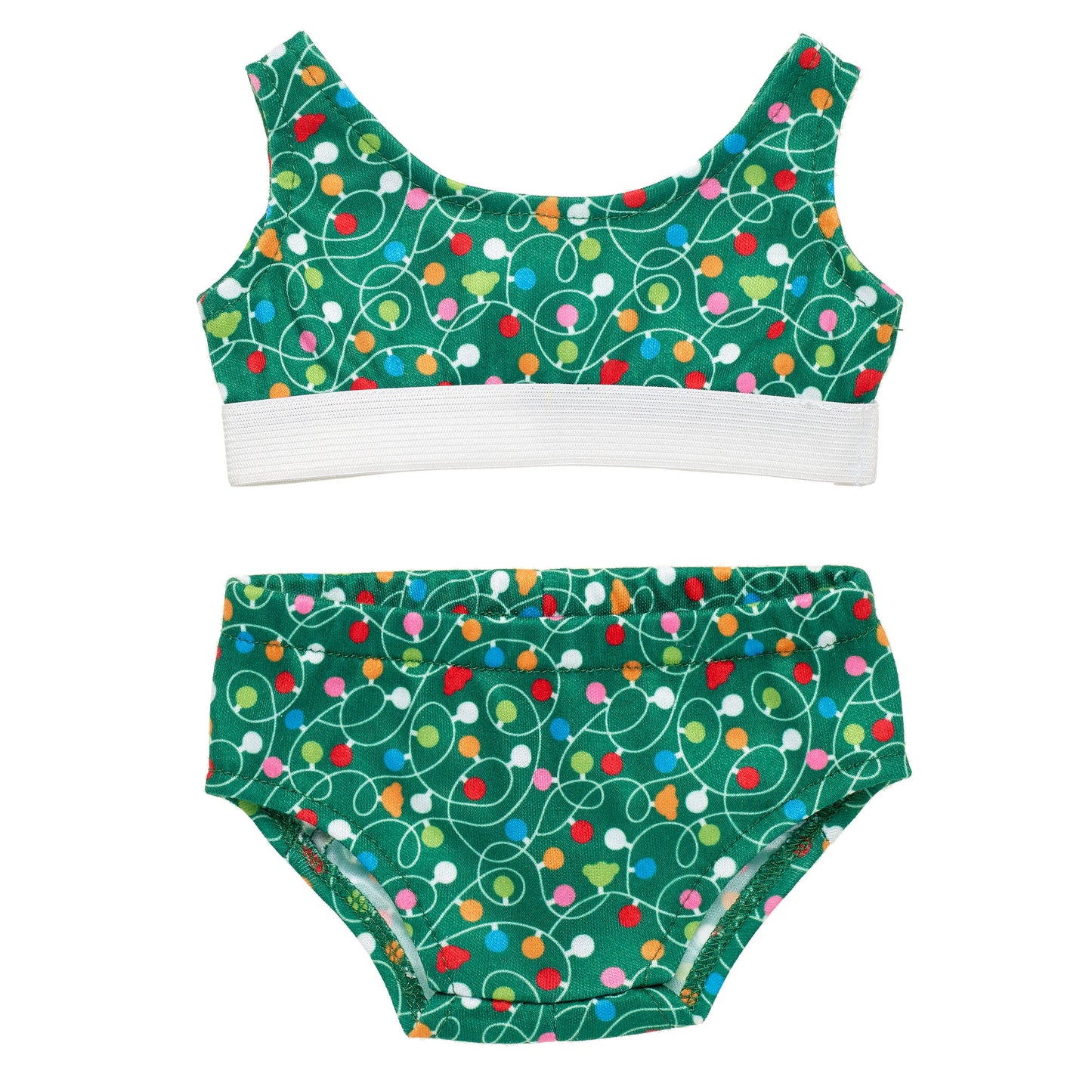 Holiday Lights Bra and Underwear Set for Plushies | Build-A-Bear® - US 6971