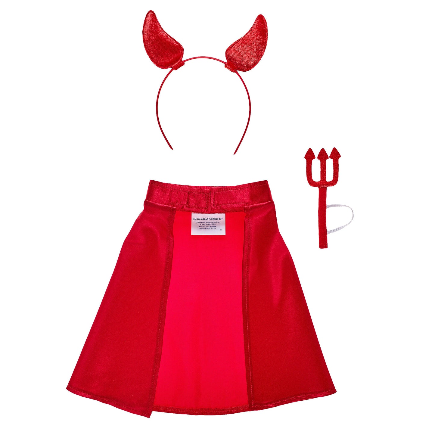 Devil Costume Set 3 pc. | Build-A-Bear - US 3510