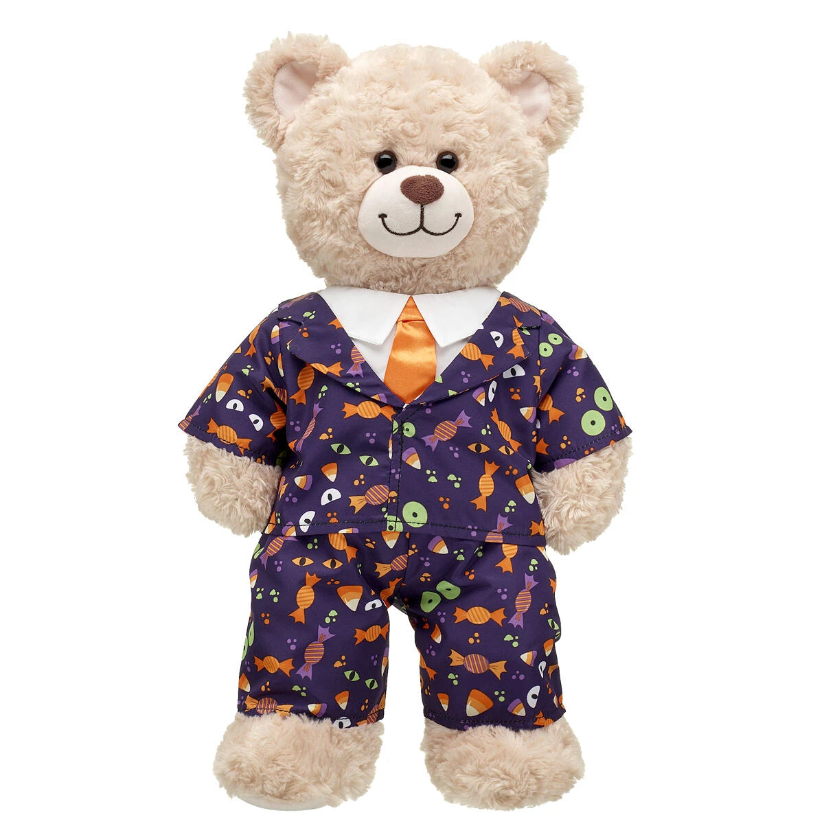 Halloween Suit w/ White Collars &amp; Orange Tie | Build-A-Bear® - US 8960