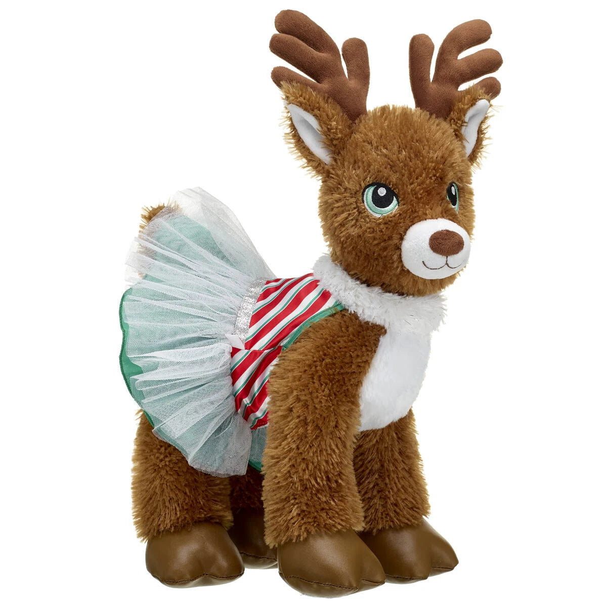 Faux Fur Holiday Dress for Stuffed Animals | Build-A-Bear® - US 8100