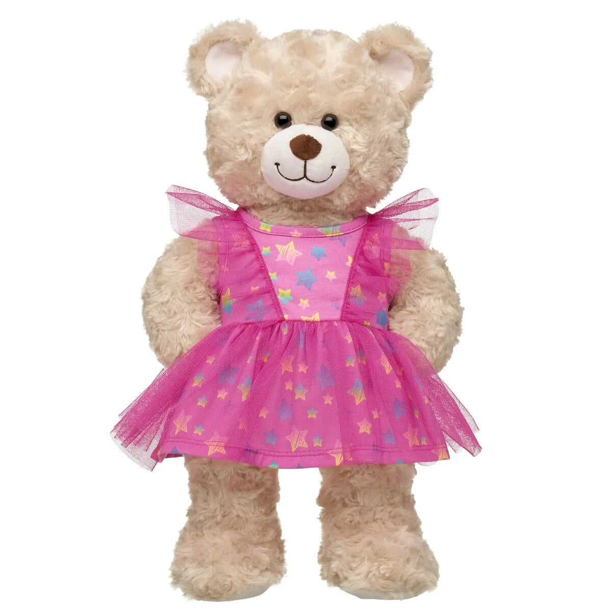 Pink Stars Tulle Sleeve Dress for Plush Toys | Build-A-Bear® - US 5297
