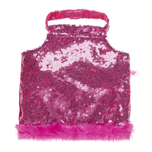 Pink Sequin Halter Dress for Plush Toys | Build-A-Bear® - US 6251