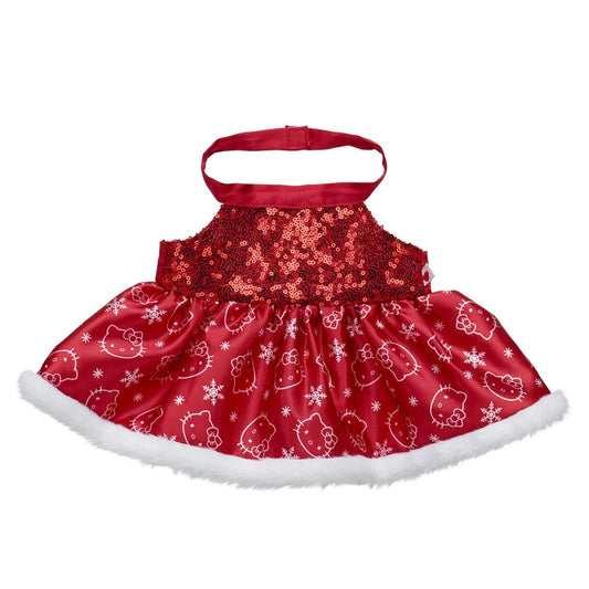 Hello Kitty® Red Holiday Dress for Plush Toys | Build-A-Bear® - US 5763