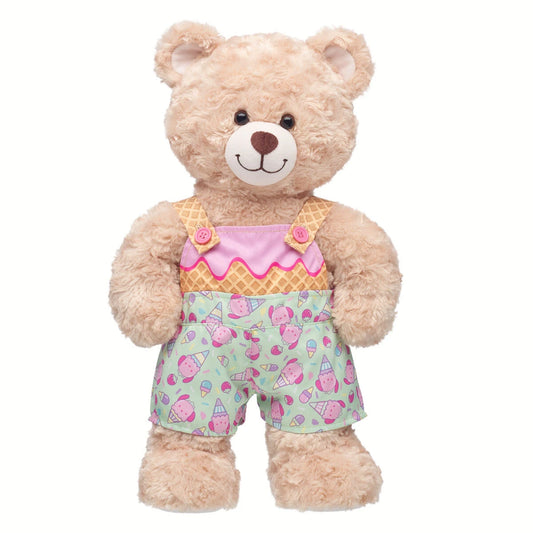 Sanrio Hello Kitty &amp; Friends Strawberry Ice Cream Pochacco Overalls | Build-A-Bear - US 8782