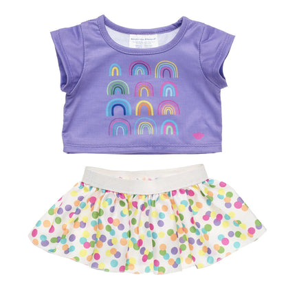 Rainbow Skirt Set 2 pc. for Plush Toys | Build-A-Bear® - US 3392