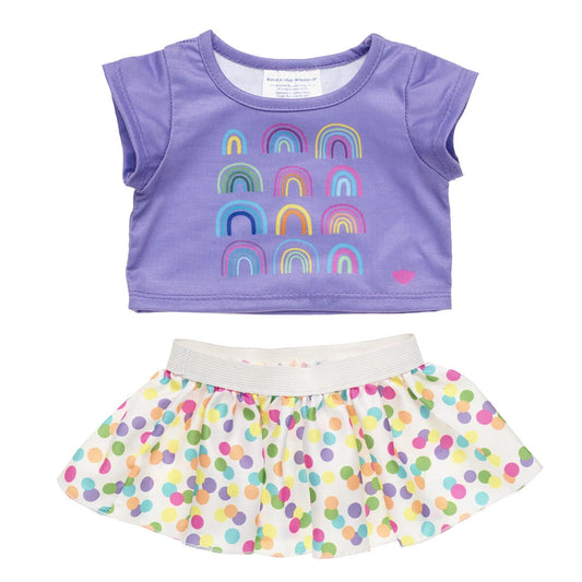 Rainbow Skirt Set 2 pc. for Plush Toys | Build-A-Bear® - US 3392