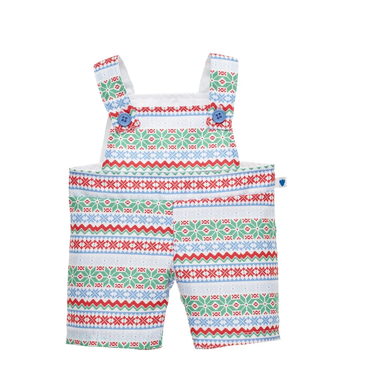 Online-Only Fair Isle Overalls for Plush Toys | Build-A-Bear® - US 3183