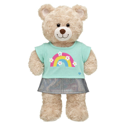 Kabu™ Rainbow Tee &amp; Skirt Set for Plush Toys | Build-A-Bear® - US 5675