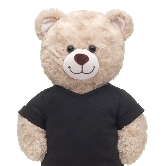Online Exclusive Black V-Neck T-Shirt | Build-A-Bear - US 8025