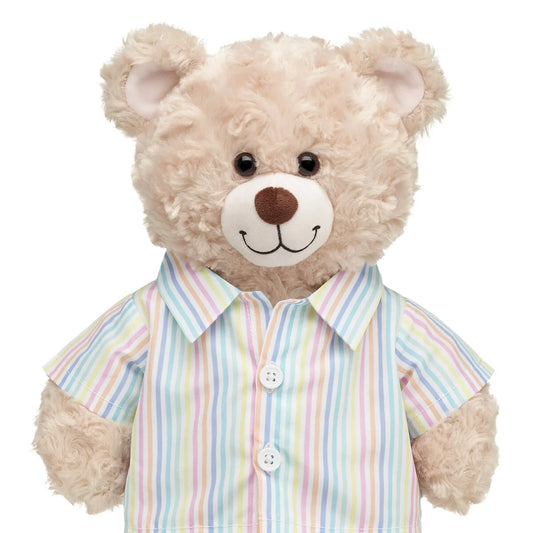 Spring Stripes Button Down Shirt for Plush Toys | Build-A-Bear® - US 4795